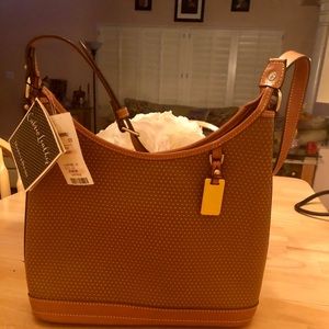 Dooney & Bourke cabrio leather satchel. New.